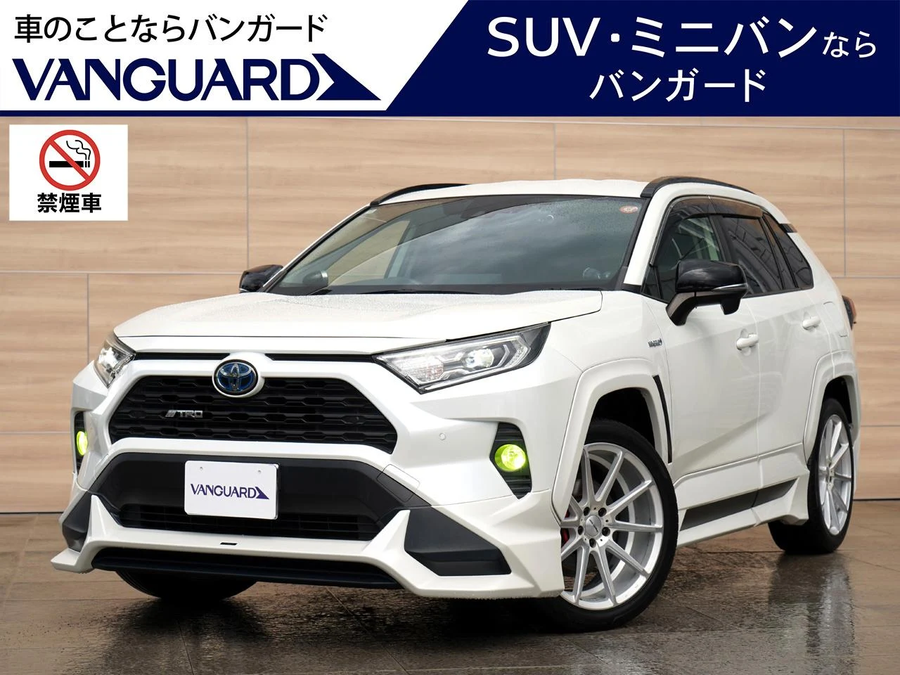 トヨタ ＲＡＶ４ ハイブリッドＸ：ＲＡＶ４ ハイブリッドＸ ＴＲＤエアロ 前後ドラレコ ワンオーナー